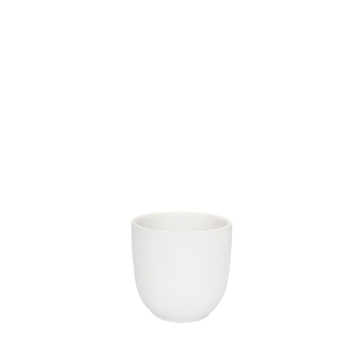 [50454] Lana pot round matte white - 4.75x4.25"