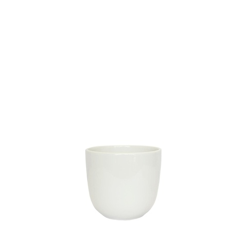 [50230] Lana pot round shiny white - 4.75x4.25"