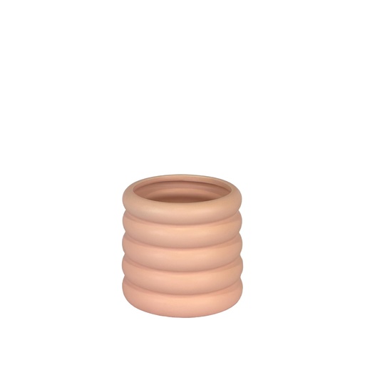 [56360] Luna pot round pink 5.75x5"
