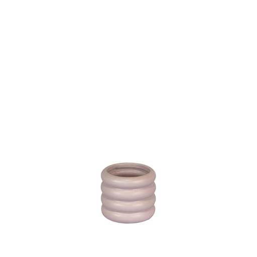 [56357] Luna pot round purple 4.25x3.25"