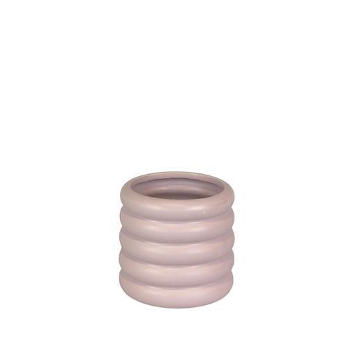 [56356] Luna pot round purple 5.75x5"