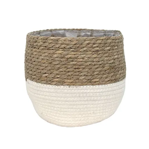 [50126] Lynne Basket 10" White