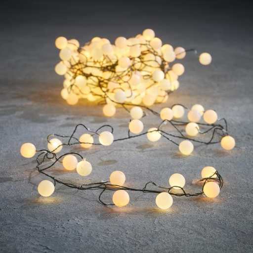 [33598] Outdoor Berry Cluster LED Wire P/I on timer 200L Classic Whi
