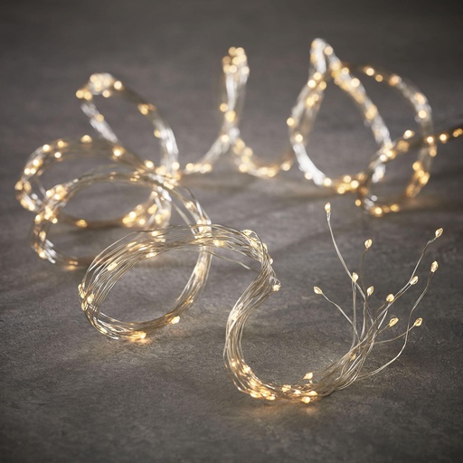 [21549] Outdoor LED Bundle P/I 8 Function 240L Silver - 6.5'