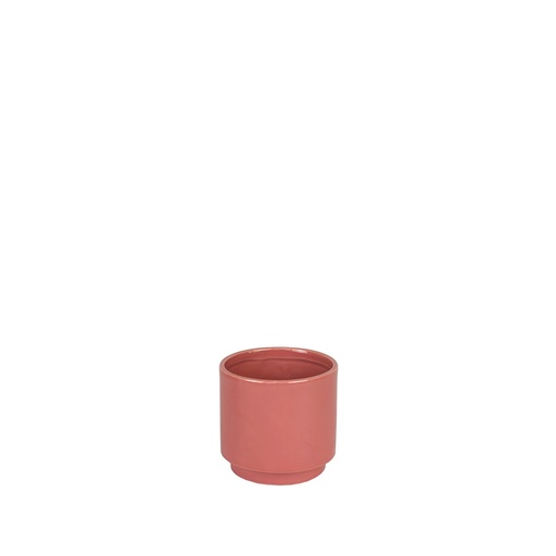 [56339] Silas pot round pink 5.25x4.75"
