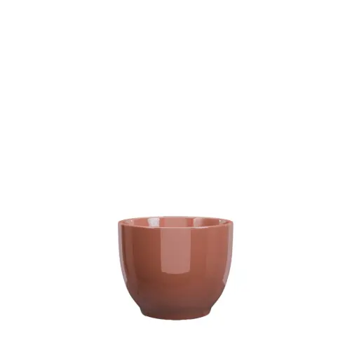[63702] Krista pot round brown 5.75x4.75” 