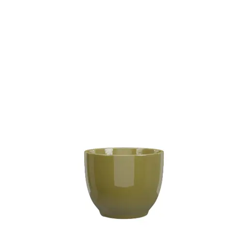 [63707] Krista pot round green 5.75x4.75" 