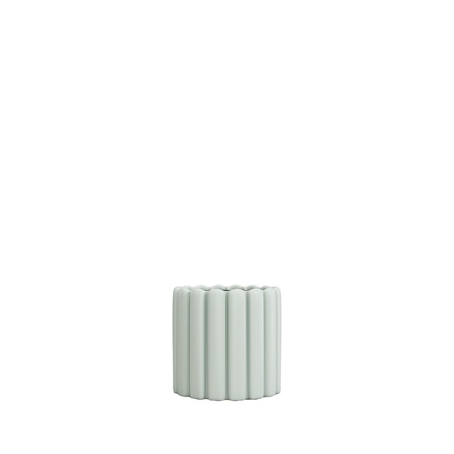 [63930] Beau pot round green - 4.75x4"