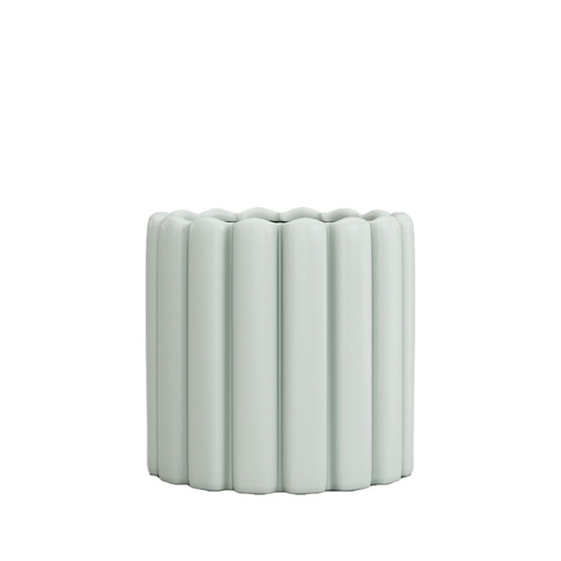 [63932] Beau pot round green - 8.75x8"