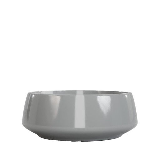 [63916] Odette bowl round grey - 13.75x6"