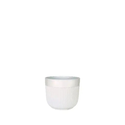 [63881] Vivi pot round white - 5x4.25"