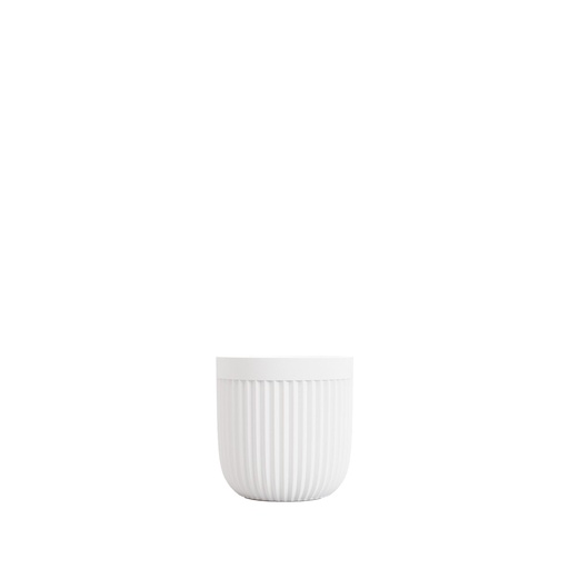 [63881] Vivi pot round white - 5x4.25"