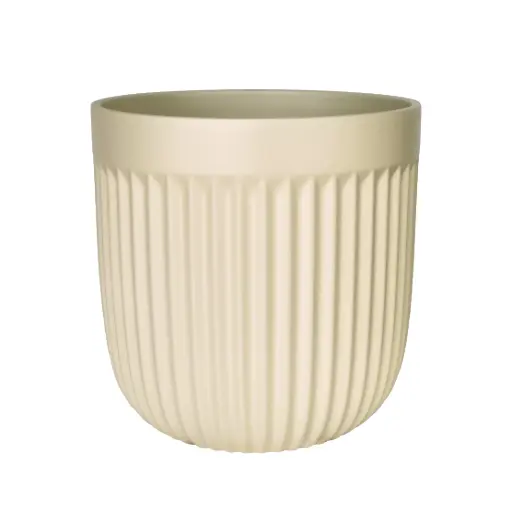 [63882] Vivi pot round beige - 11.75x11.75"