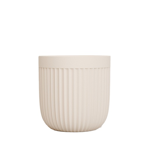 [63883] Vivi pot round beige - 9x9"
