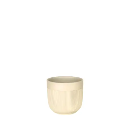 [63885] Vivi pot round beige - 5x4.25"