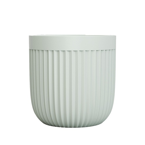 [63886] Vivi pot round green - 11.75x11.75"
