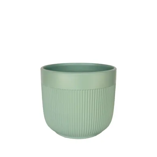 [63887] Vivi pot round green - 9x9"