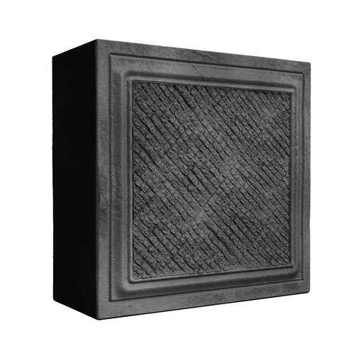 [64045] Romeo pot rectangle set of 2 black - 31.5x13.75x30.5"
