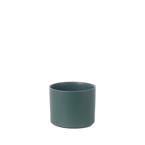 [63835] Atlas pot round matte green - 7x5.75"