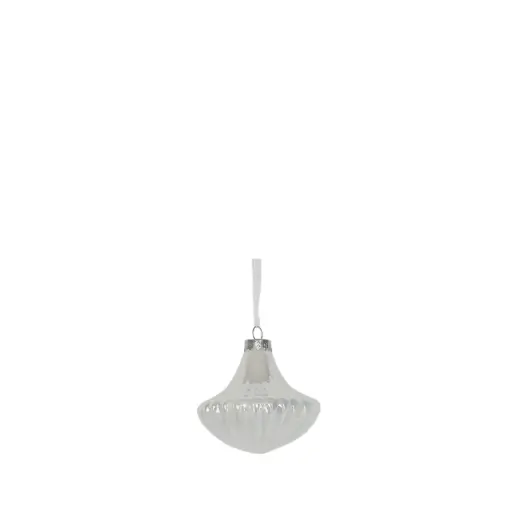 [64508] Ornament bulb white - 3"