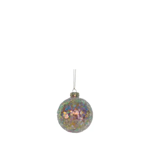 [64553] Ornament ball green - 3.25"