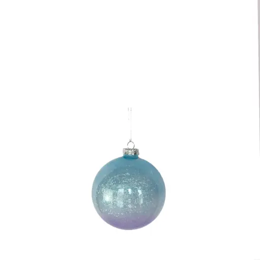 [64558] Ornament ball blue - 4"