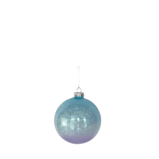 [64558] Ornament ball blue - 4"