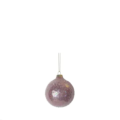 [64561] Ornament ball pink - 3.25"