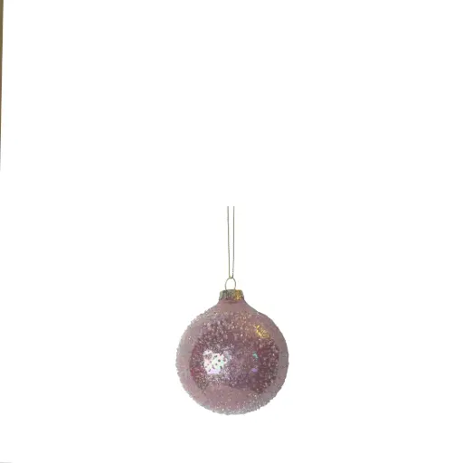 [64561] Ornament ball pink - 3.25"