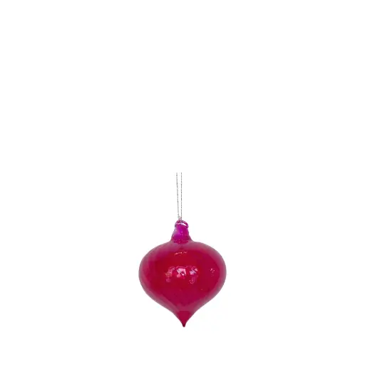 [64467] Ornament bulb pink - 3.25"
