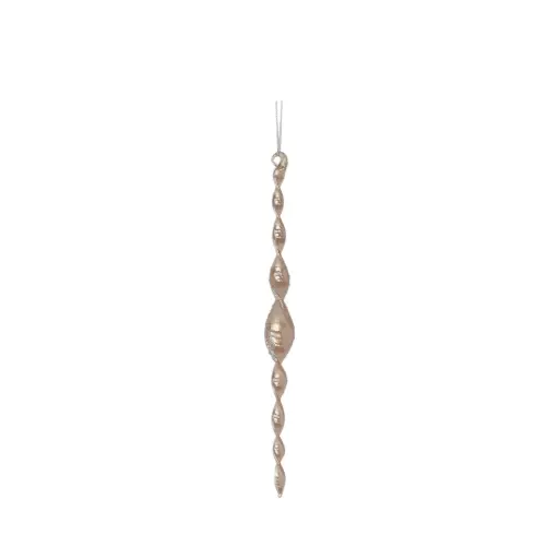 [64479] Ornament twist champagne - 8.75"
