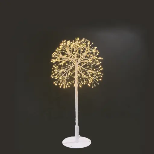 [64701] Topiary light, 360L warm white, white, timer, twinkle - 2'