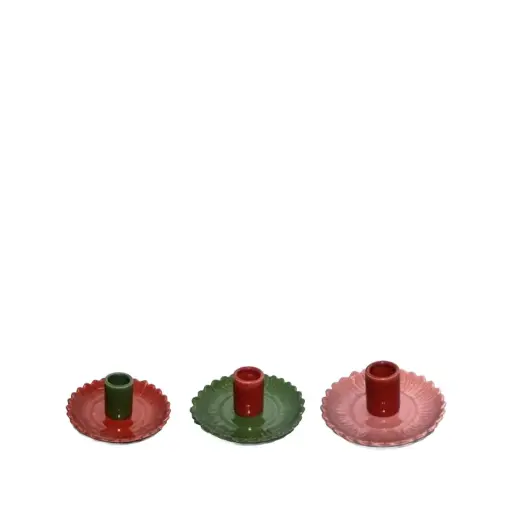 [64593] Debbie candleholder assorted - 5x3.25"