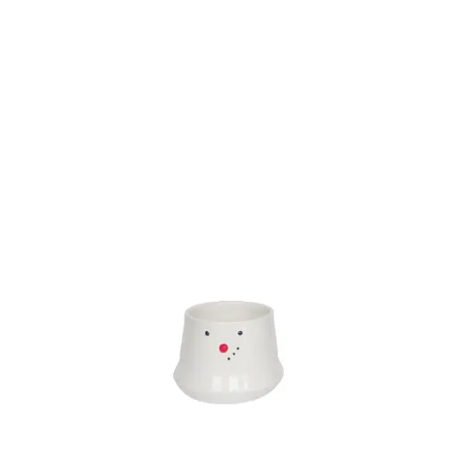 [64633] Frosty bowl round white - 4.75x3"