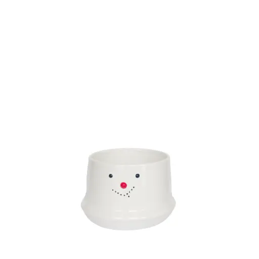 [64634] Frosty bowl round white - 6x3.75"