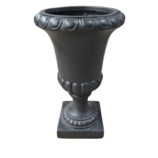 [64714] Asta pot round dark grey - 13.75x22.25" 