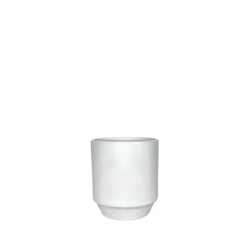 [64720] Stella pot white - 4.75x5.5"