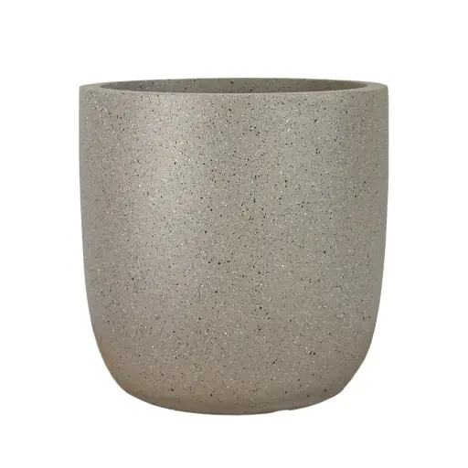 [64729] Ida pot round beige - 13.75x13.75"