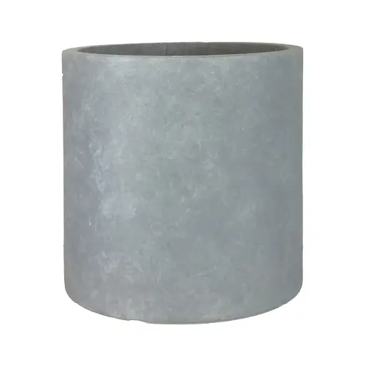 [64745] Charlie pot round grey - 12.5x12.5"