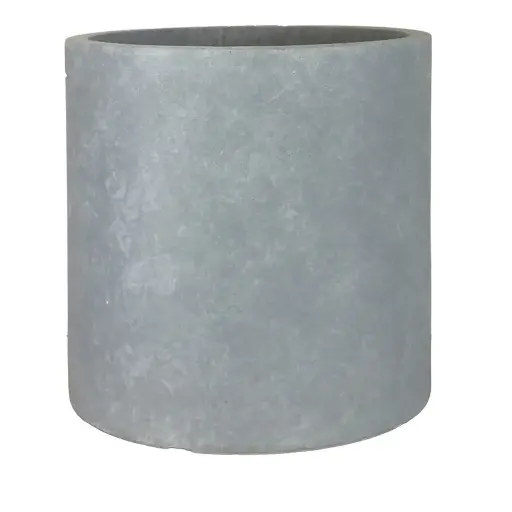 [64746] Charlie pot round grey - 15.75x15.75"