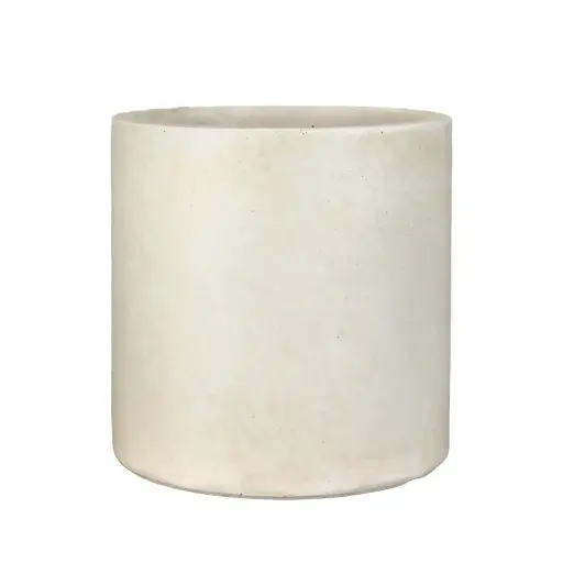 [64747] Charlie pot round beige - 9.75x9.75"