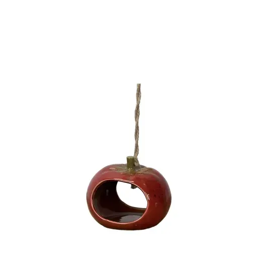 [64770] Eden tomato birdfeeder red - 4.5x3.75x4"