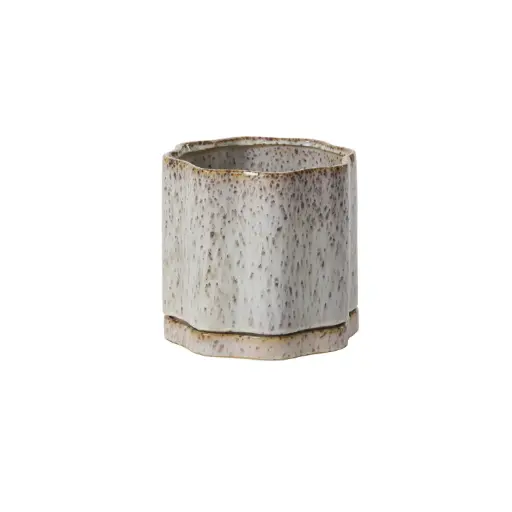[64814] Avenell Pot with Saucer 7.5"x 7"