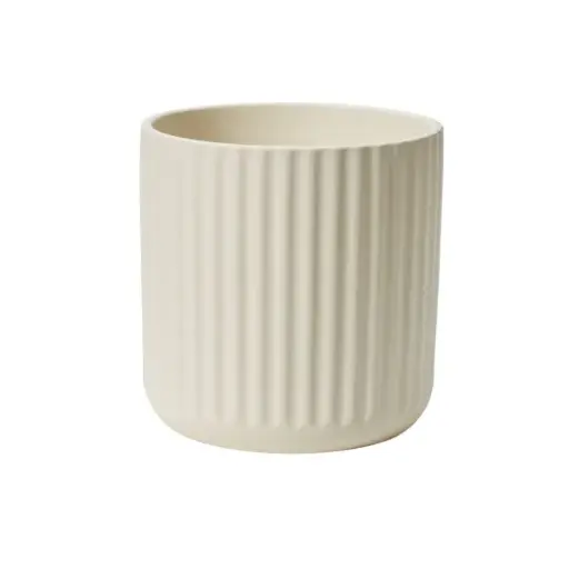 [64867] Beam Pot 9.25"x 9.25" white