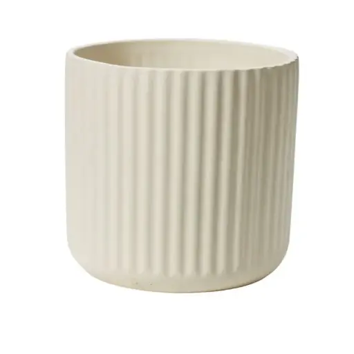 [64869] Beam Pot 11.25"x 10.75" white