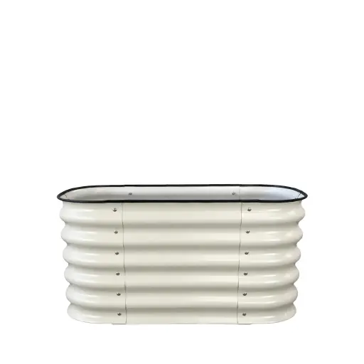 [64873] Harvest Row planter cream - 15.75x31.5x17"