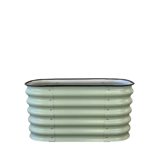 [64881] Harvest Row planter green - 15.75x31.5x17"