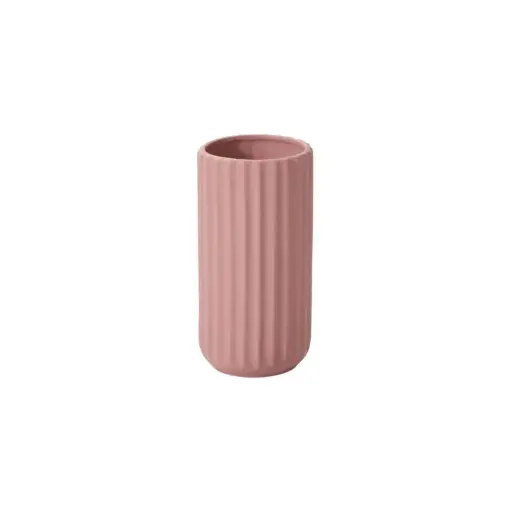 [64925] Beam Vase 4"x 8" pink