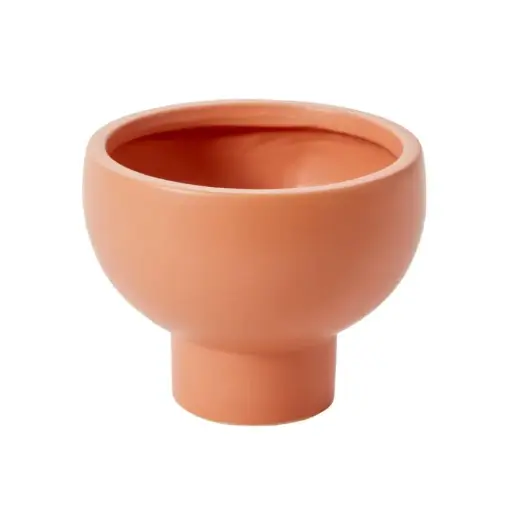 [64946] Capricorn Compote 6.5"x 5.25" terracotta
