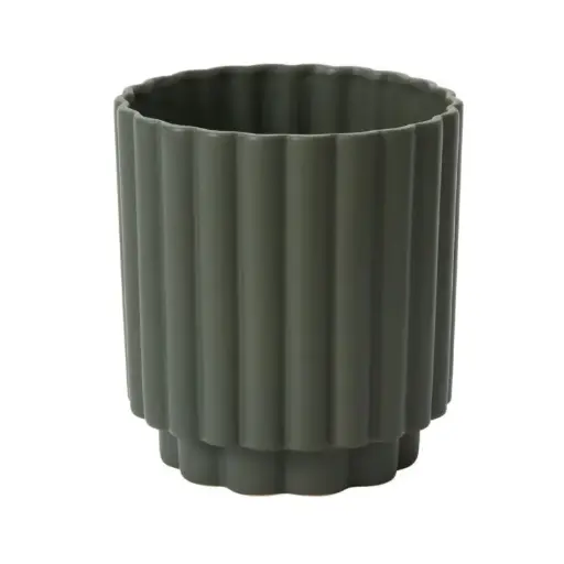 [64956] Carmen Pot 7.25"x 8.25" Dark-Green